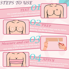 Skin-friendly adhesive with easy removal using oil or warm water.
