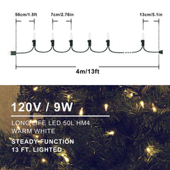 Hopolon end-to-end connectable lights for larger displays