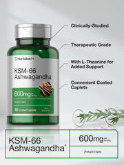 Horbäach Ashwagandha label details show ingredients clearly