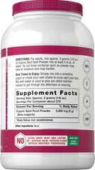 Horbäach beet root powder scoop enables easy, precise daily servings.