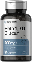 Horbäach Beta Glucan 700 mg bottle ready for daily wellness routine.
