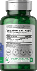 Horbäach blueberry extract capsules ready for daily use and quick-release convenience.