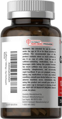 Horbäach caffeine pills packaging box with label details and certifications