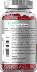 Horbäach Cranberry Gummies jar top view emphasizing high-potency extract formula.