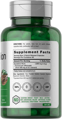Close-up of Horbaach Dandelion Root capsules highlights quick-release design.