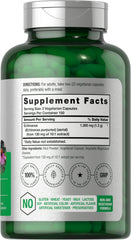 Horbäach echinacea capsules label, non-GMO and premium formula.