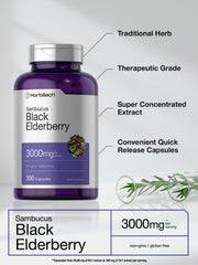 Horbäach Elderberry capsules quick-release design supports convenient daily use.