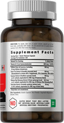 Horbäach Energy Supplement capsules close-up, quick-release formula for sustained alertness.
