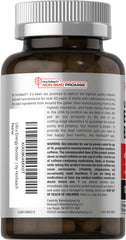 Horbäach Energy Supplement packaging, gluten-free and non-GMO claims visible.