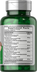 Horbäach Mushroom Complex bottle pour shows easy daily capsule intake