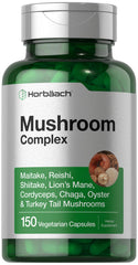 Horbäach Mushroom Complex bottle for daily wellness and balanced energy