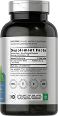 HorbAach NAC bottle back with dosage details and ingredients for informed use