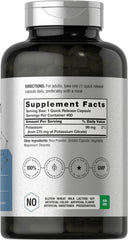 Horbäach potassium citrate capsules close-up for convenient daily use.