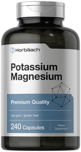 Horbäach Potassium Magnesium bottle for daily mineral support