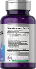 Horbaach Probiotics bottle emphasizes 50 billion active organisms for gut health.