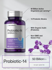 Horbaach Probiotics illustration of prebiotic support nourishes beneficial bacteria.