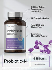 Horbäach Probiotics vegetarian tablets suitable for vegetarian diets.