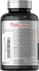 Close-up of Horbaach Prostate Support label with ingredient highlights