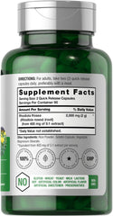 Horbäach Rhodiola Rosea capsules closeup emphasizing quick-release design for fast support.