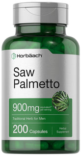 Horbäach Saw Palmetto Extract bottle front, ideal for daily supplementation.