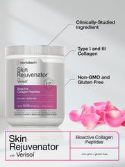 Horbaach Skin Rejuvenator bottle closed highlights purity and potency guarantee.