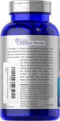 Horbäach Wild Alaskan Salmon Oil label shows gluten-free and non-GMO attributes
