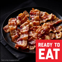 Bacon in casserole for a protein-packed dinner with Hormel Black Label.