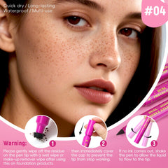 Hosaily freckle pen single-tip for filling gaps with precision.