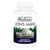 Host Defense Lion's Mane bottle and capsules, supporting focus and cognitive clarity.