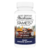Host Defense Stamets 7 bottle front showing 60 capsules for immune support