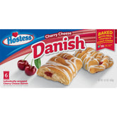 Hostess Danish Cherry Cheese Bear Claw 16oz, flaky pastry ready to enjoy with coffee.