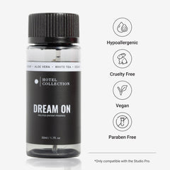 Hotel Collection Dream On Pro-Pod oil amber notes create a warm, inviting atmosphere.
