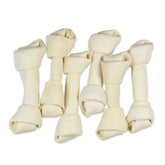 Hotspot Pets 5-pack pack shot showcasing durable rawhide bones for long-lasting chews.