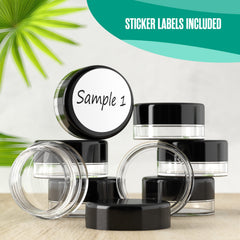 Houseables travel-size container with leak-proof design for carry-on cosmetics.