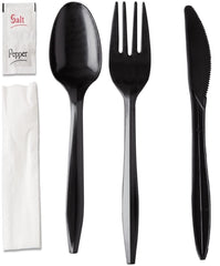 HouzzKingz individually wrapped cutlery kit keeps utensils sanitary for grab-and-go dining.