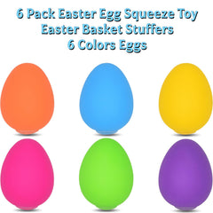 Howzcci Easter egg stress ball blue, a colorful fidget for active learning