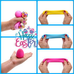 Howzcci Easter egg stress ball green, Easter basket stuffer and play accessory