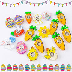 Howzcci Easter fidget spinner design 4 safe plastic for kids during celebrations.
