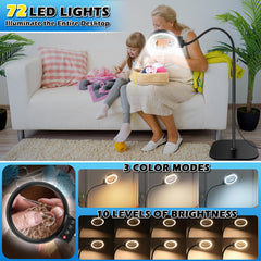 HQGZQL detachable tabletop headlight for flexible observation angles