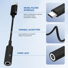 Htrenc compact dongle with smart DAC chip for clear sound