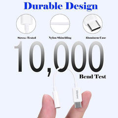 Htrenc USB C to 3.5mm adapter packaging ready for purchase or gifting.