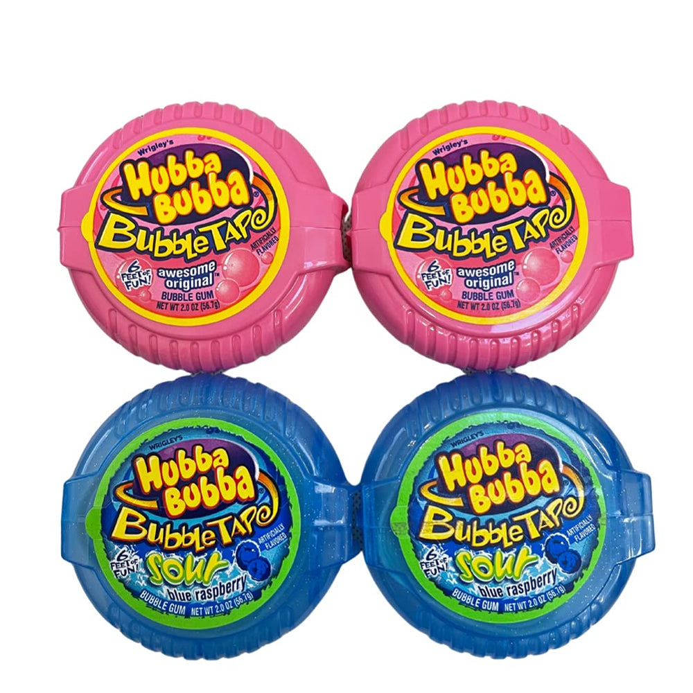 Hubba Bubba Original Bubble Tape 6 feet on display for sharing and snacking.