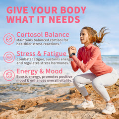 Hudetex Cortisol Gummies packaging display for on-the-go convenience