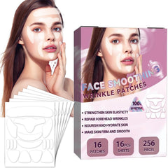 HULEIWA forehead patches smooth wrinkles overnight for a refreshed morning look.