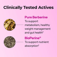 HUM Best of Berberine label detail emphasizes BioPerine boost.
