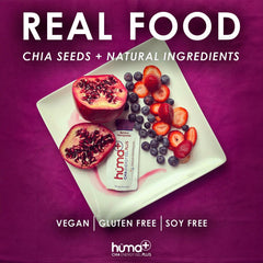 HUMA CHIA ENERGY GEL original blueberry pour during workouts