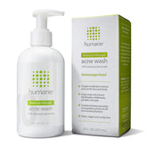 Humane Benzoyl Peroxide Acne Wash bottle front view highlighting maximum-strength formula for body acne.