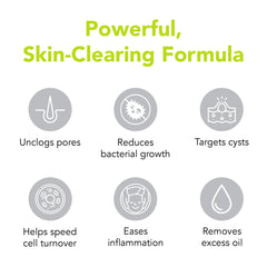 Humane non-foaming cleanser texture ideal for sensitive or normal skin.