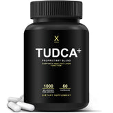 HUMANX TUDCA+ 1000mg bottle supports balanced liver markers for daily wellness.