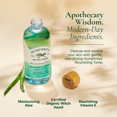 Humphreys Aloe-infused toner delivering soothing hydration to skin